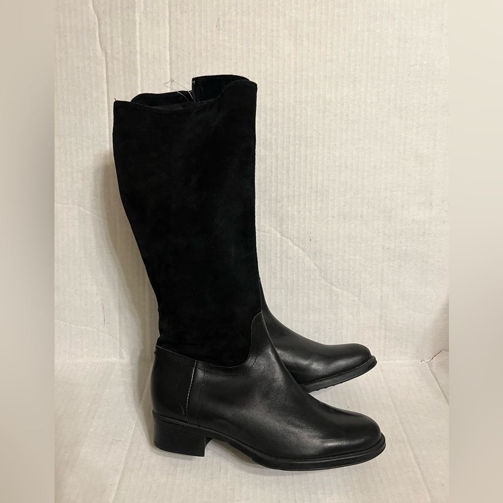 HELENE ROUGE Made In Spain Suede Tall Shaft Boots - Picture 12 of 16